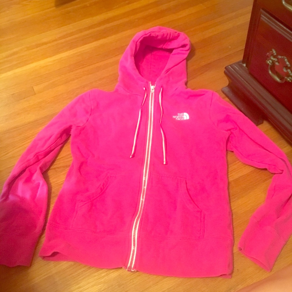 The North Face hooded zip sweatshirt